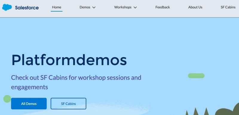 ๐ Did you know about this Salesforce site: Platform Demos? ๐