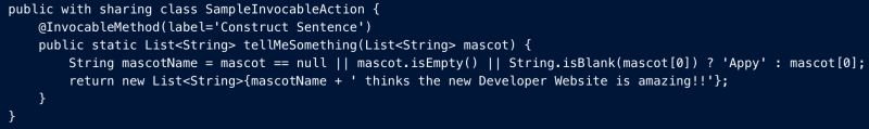 Did you know you can call an Invocable Apex method directly from Apex? ๐