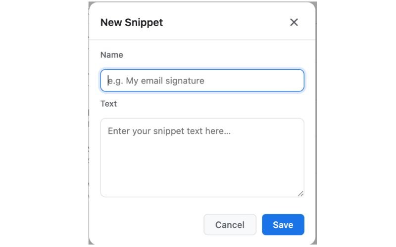 Here is one more browser extension I created: QuickText.