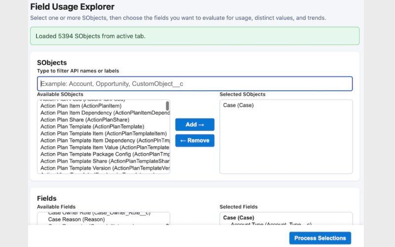 I just released a small browser extension for Salesforce admins focused on one prob...