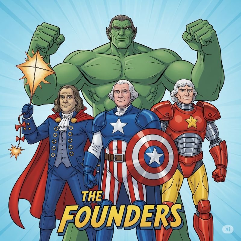 I've attempted to use AI to recreate a 4th July cartoon that I have in one of my t-...