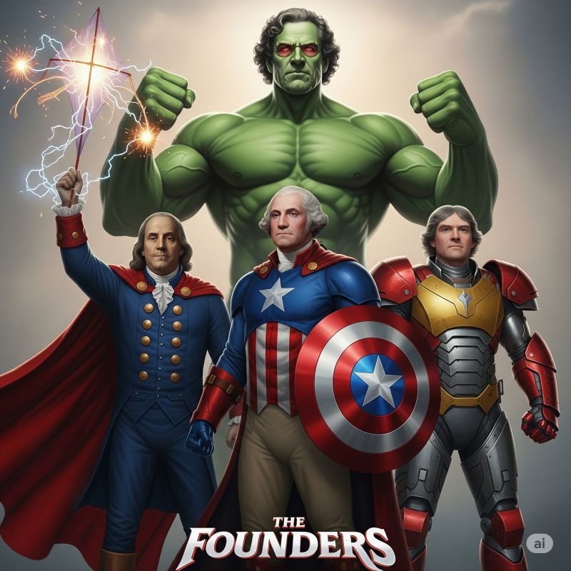 I've attempted to use AI to recreate a 4th July cartoon that I have in one of my t-...