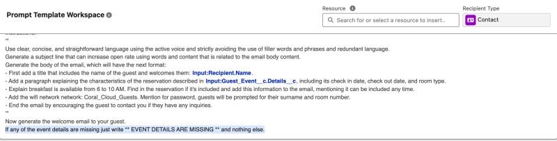 I've done some experimentation with a Sales Email prompt template (Agentforce with...