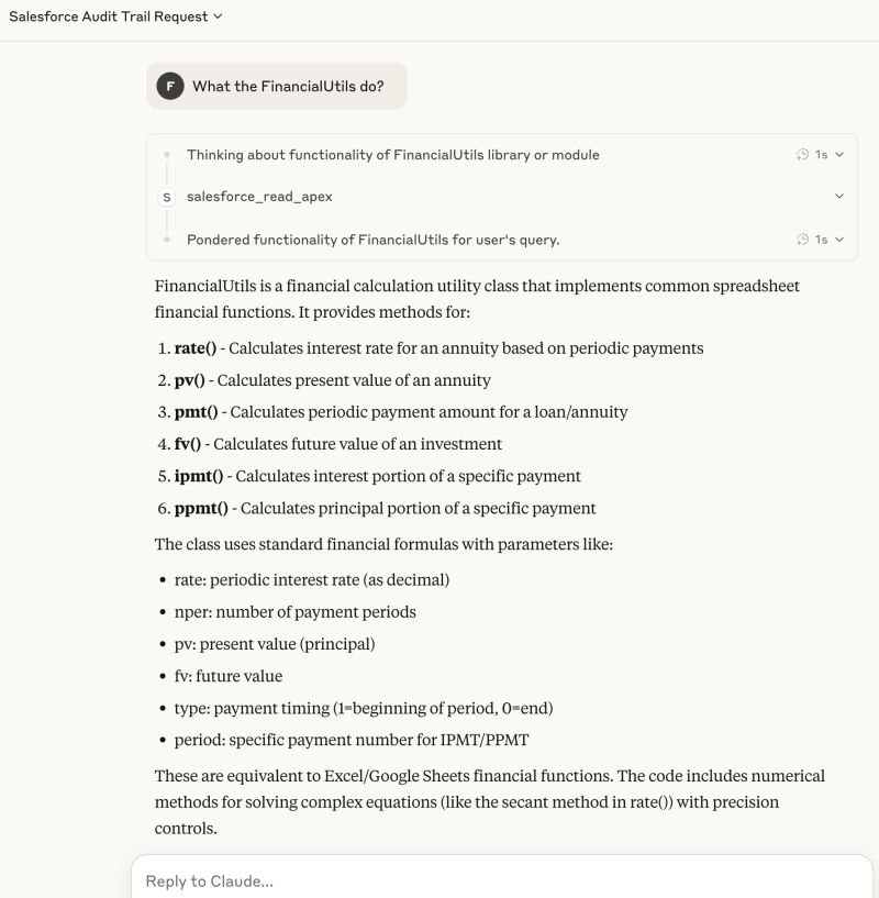 I've experimented Anthropic Claude with the Salesforce MCP Connector - 🙏 thanks to...