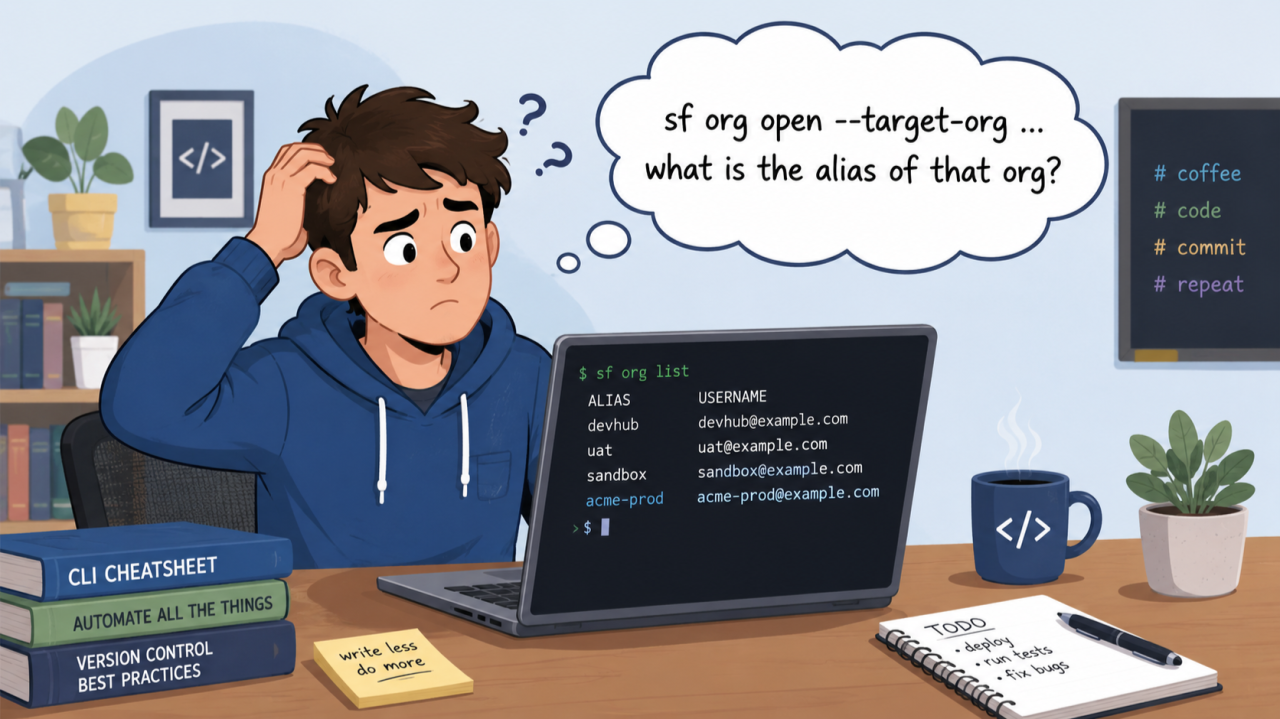 If you have dozens of org aliases to remember, here is an idea!