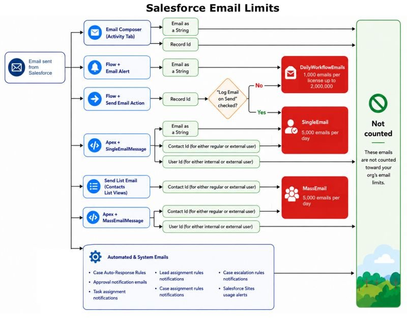 Salesforce Email Limits